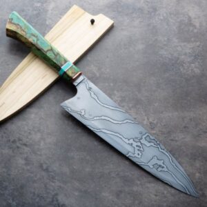 Custome Hand Made Turquise Knives FAT-7500