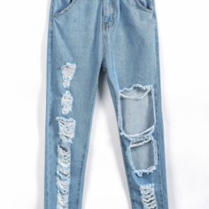 Ripped Denim/Jeans Skinny Pant FAT-8514