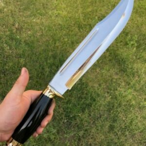 Custom HandMade Carbon Steel 18 Inch High Polished Bowie Knife =IM10 FAT-8001